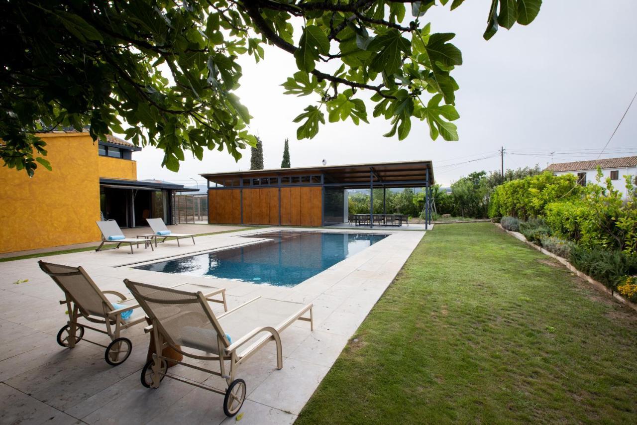 San Martín Sarroca Masia Cal Sisplau, Con Piscina Y Rodeada De Vinedos A 10 Minutos De Vilafranca Del Penedes, Barcelona ,Cataluna מראה חיצוני תמונה